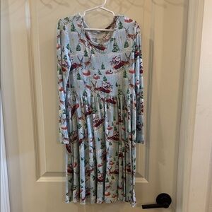 🎅🏻🎄Posh Peanut Christmas Twirl Dress Size 7Y-8Y🎄